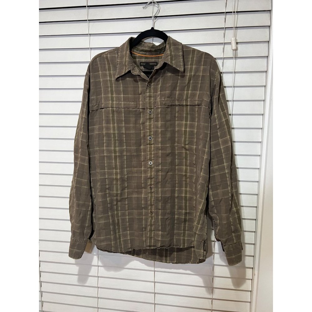 Royal Robbins Long Sleeve‎ Button Up Shirt - Size L
